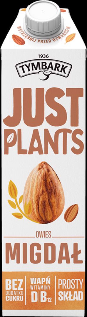 Tymbark Just Plants Napój owies migdał 1 l