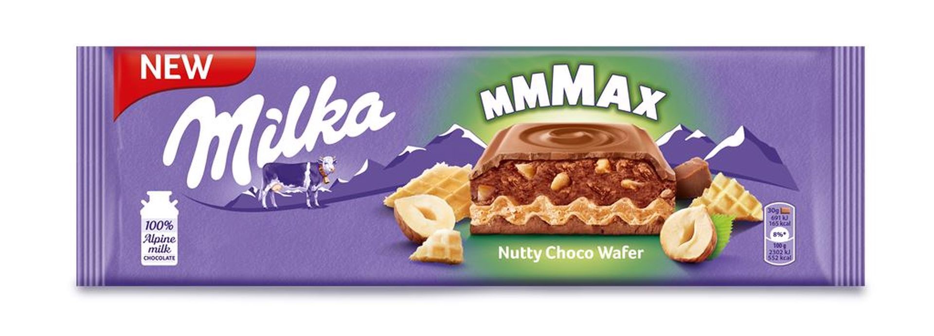 Czekolada Milka Mmmax Nutty Choco Wafer 270g