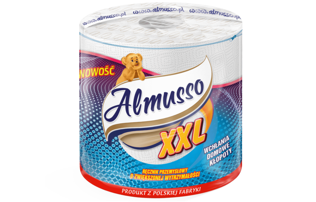 Almusso Ręcznik papierowy XXL 80 m x 6 sztuk