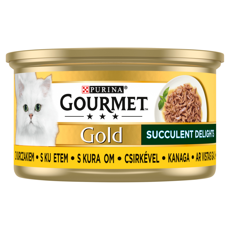 Gourmet Gold Karma dla kotów z kurczakiem 85 g