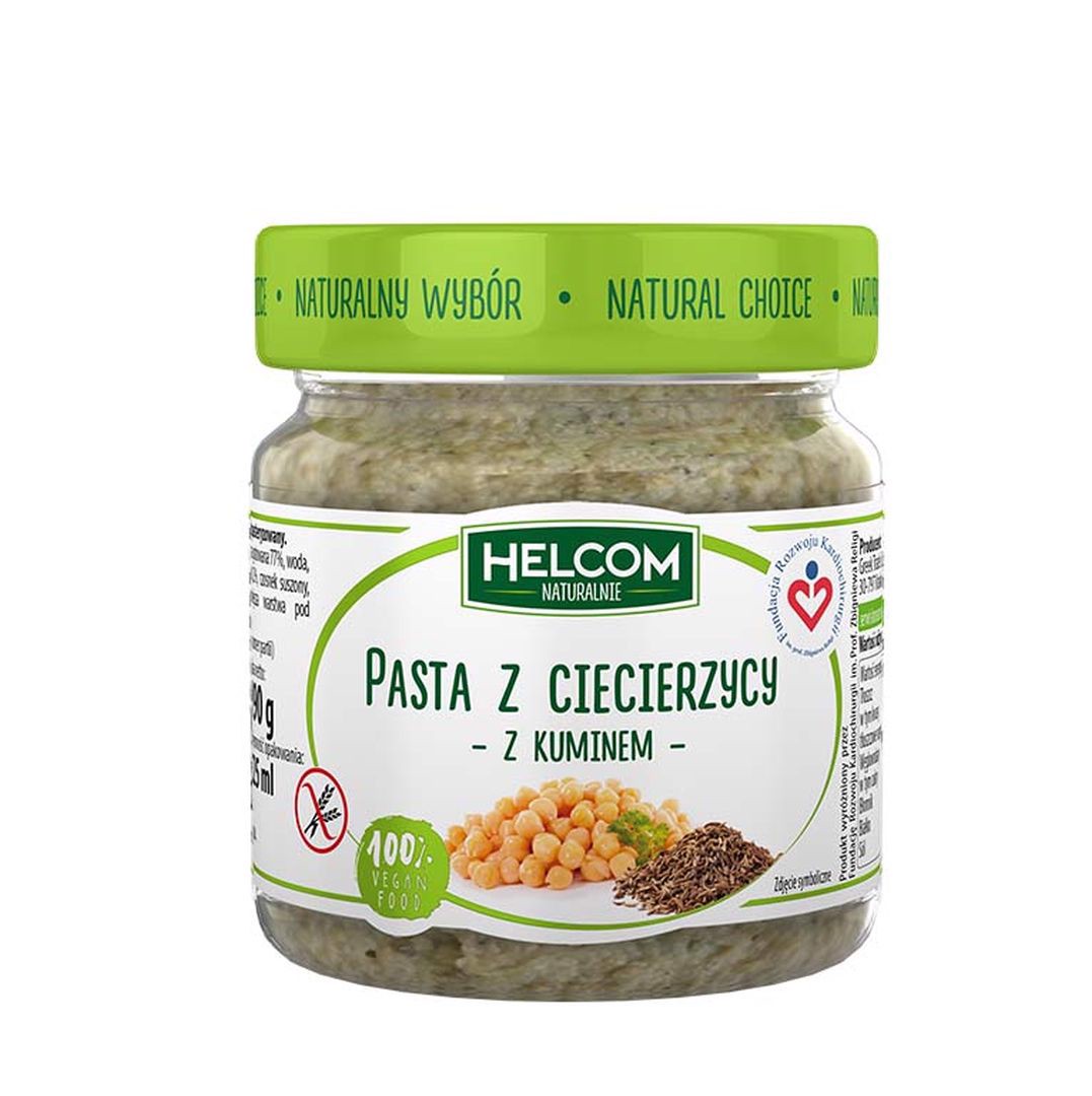 Helcom Pasta z ciecierzycy z kuminem 190g
