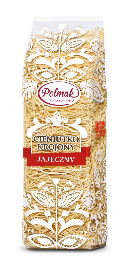 Polmak Makaron Cieniutko Krojony jajeczny 250g