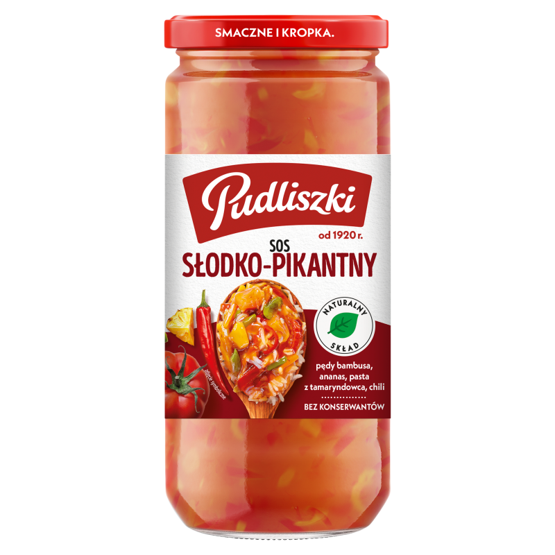 Pudliszki Sos słodko-pikantny 480 g