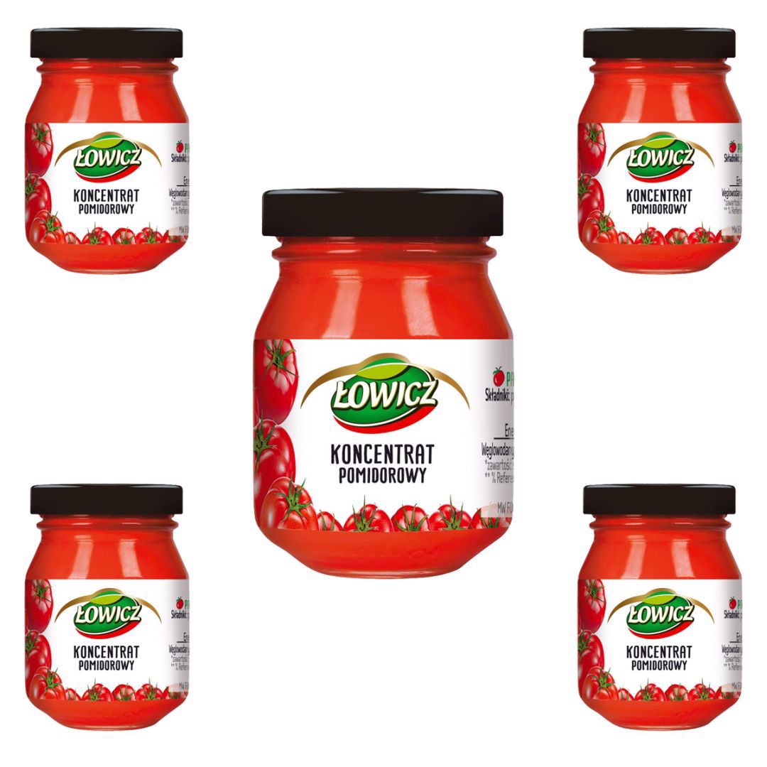 Łowicz Koncentrat pomidorowy 80 g x 5 sztuk