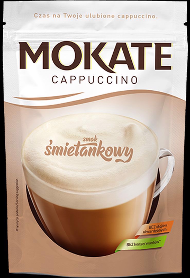 Mokate Cappuccino o smaku śmietankowym 110 g