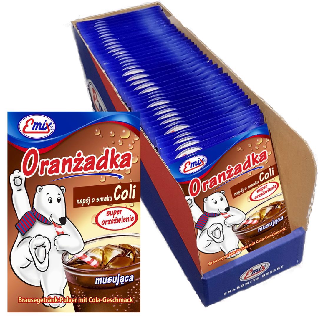 Emix oranżada o smaku coli 16 g x40 sztuk