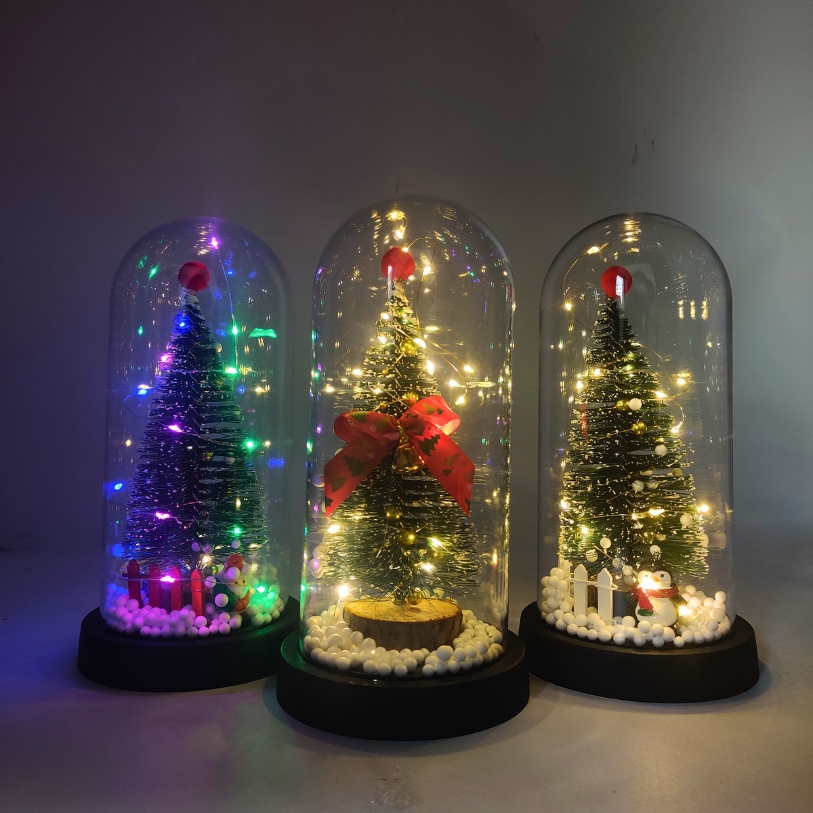 Choinka w tubie z łańcuszkiem LED SUNLIGHT A7346 mix