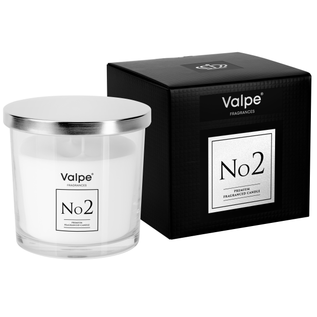 Świeca zapachowa BISPOL Valpe No2 snp100-002 (Paczula & Bursztyn) ~40h