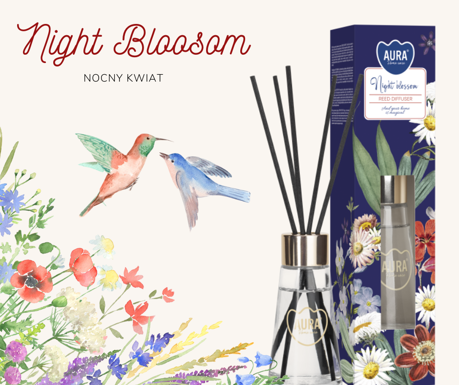 Dyfuzor zapachowy BISPOL Aura AD-001-465 (Nocny kwiat) 50ml
