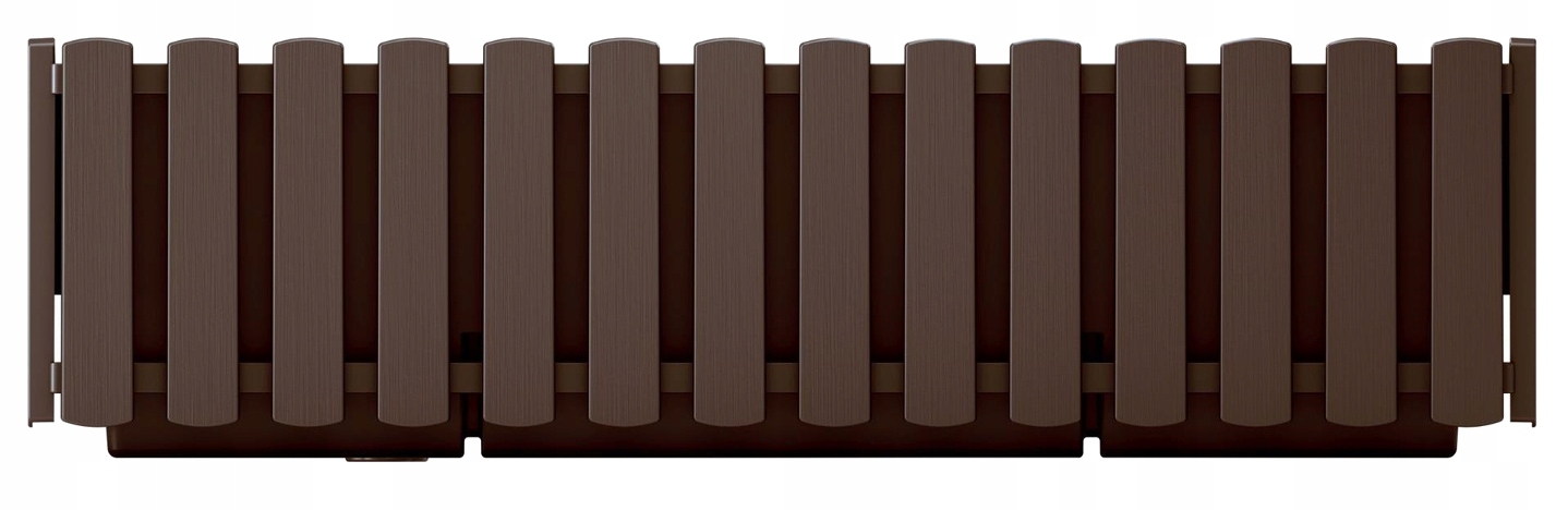 Skrzynka balkonowa Boardee Fencycase 600 | Brąz, Kształt Prostokątny, Wymiary 18x58x16.2 cm, Kolor Brąz, Prosperplast