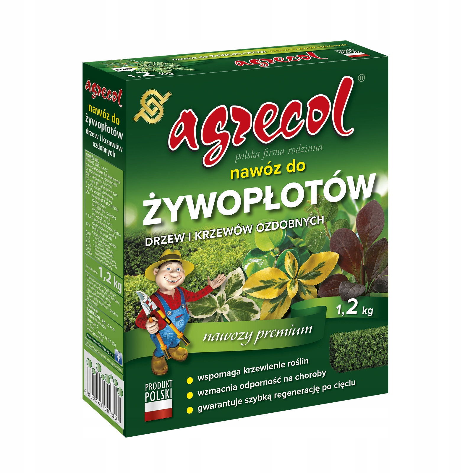 Nawóz do żywopłotów, drzew i krzewów ozdobnych 1,2kg