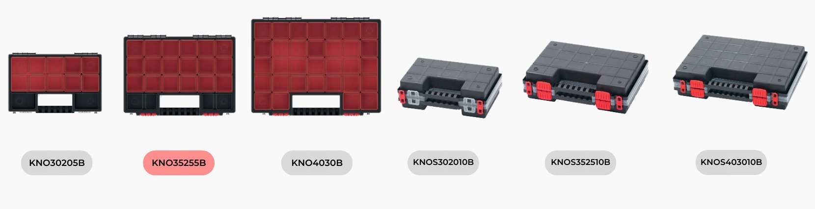 Organizer narzędziowy, warsztatowy KNO35255B, Wymiary 24.9x34.4x5 cm, Prosperplast