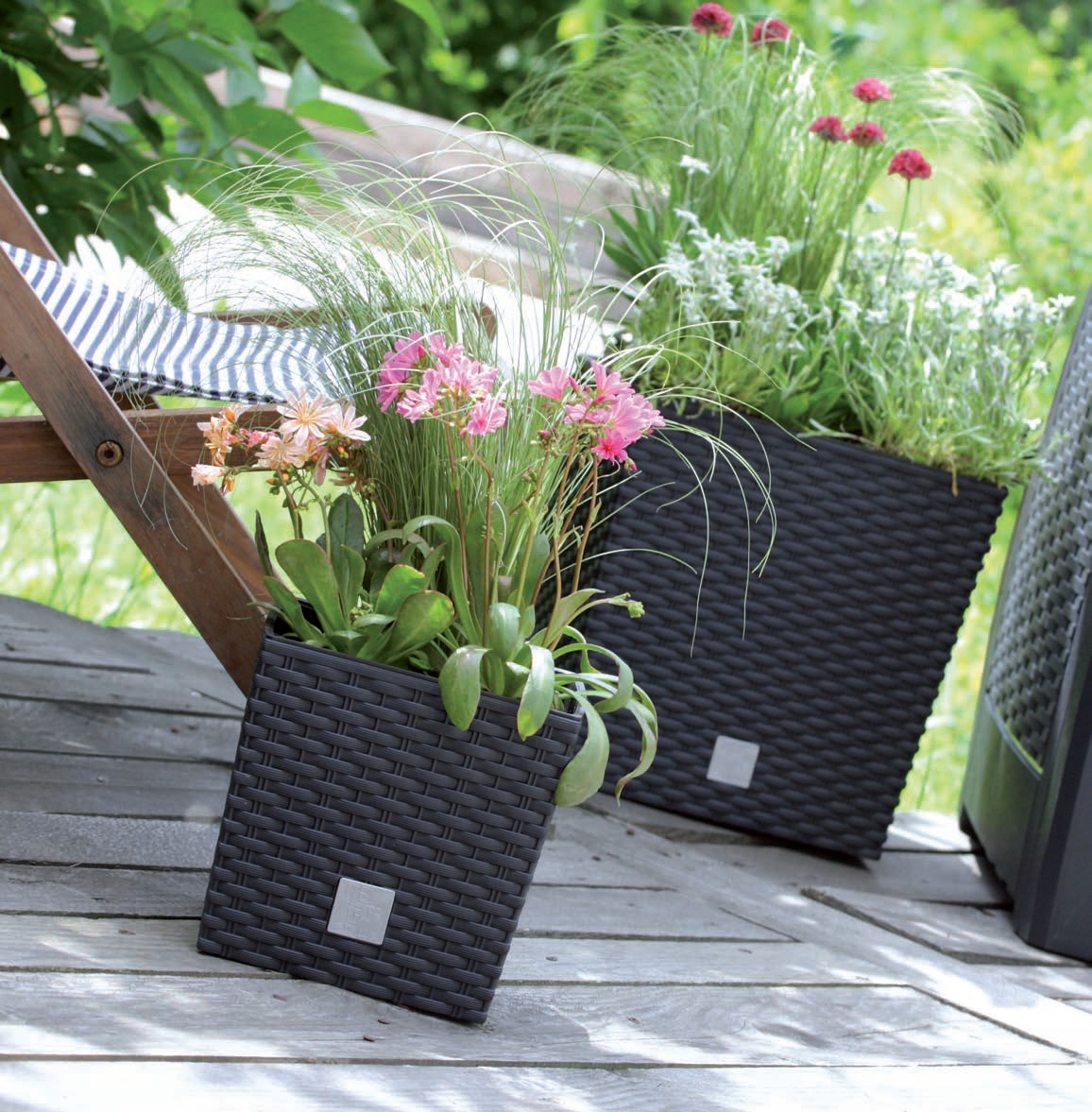 Doniczka RATO niska DRTS325L z wkładem | Umbra