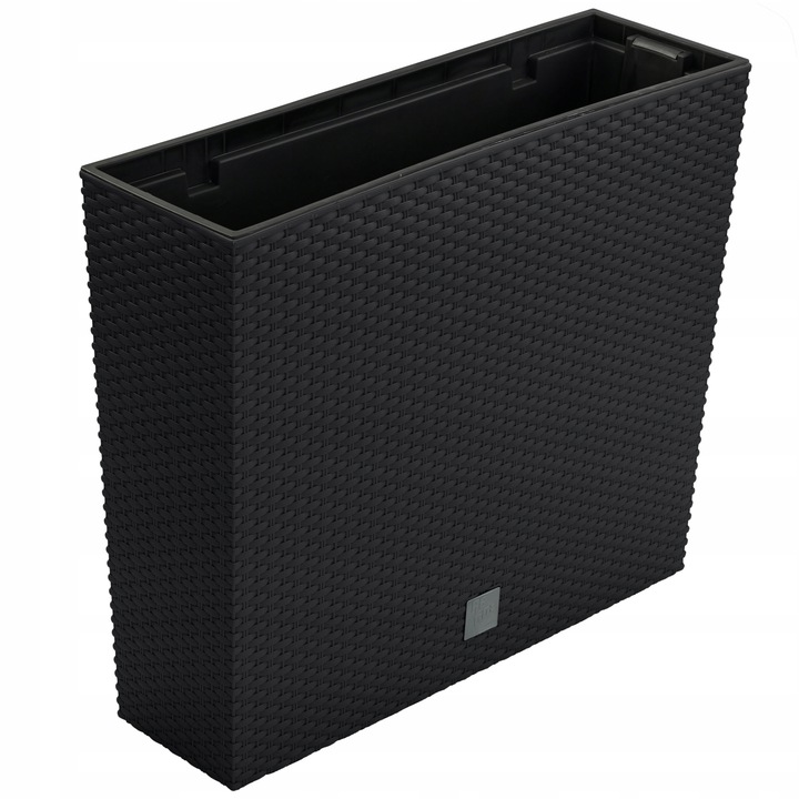 Doniczka podłużna, wysoka RATO Case DRC600T | Antracyt, Kształt Prostokątny, Wymiary 18x58x49.8 cm, Kolor Antracyt, Prosperplast