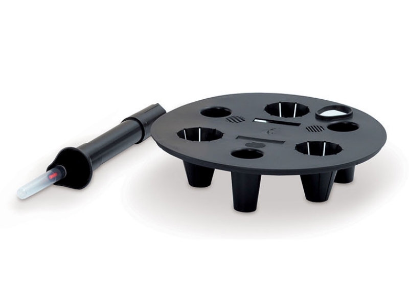 Doniczka z nawadnianiem Tubus shine DTUS200S | Biały, Wymiary 20x38.1 cm, Prosperplast