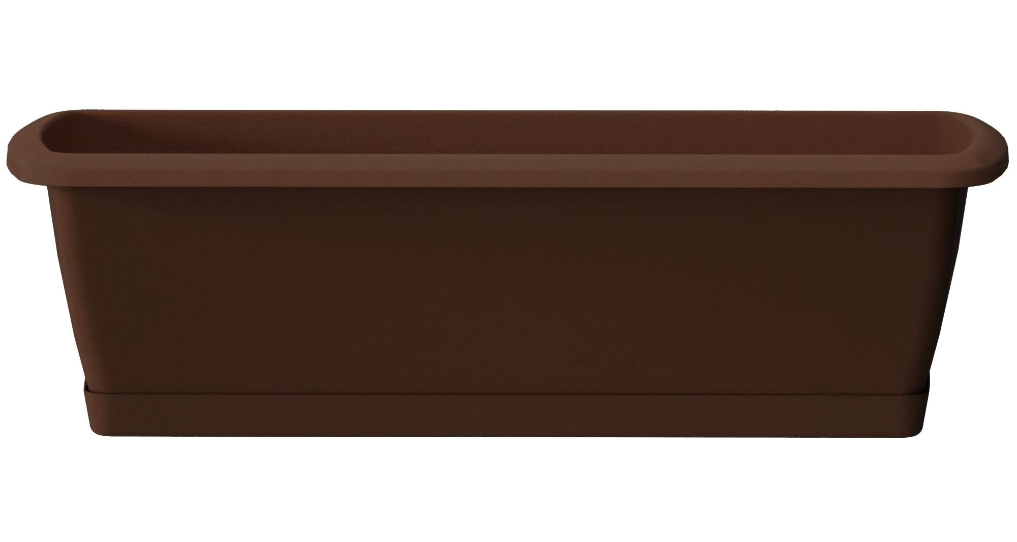 Skrzynka balkonowa ESPANA SET ISE500P | Brązowy, Kształt Prostokątny, Wymiary 18x49x14 cm, Kolor Brązowy, Prosperplast