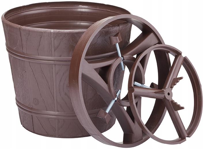 Stojak choinkowy Planet2 z odżywką Biopon | Brązowy