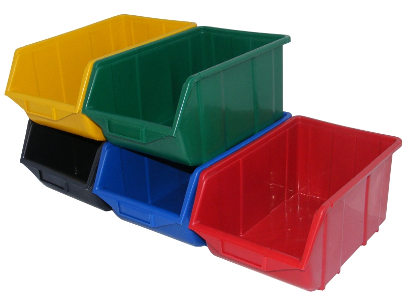 Pojemnik magazynowy - Ecobox duży | Niebieski