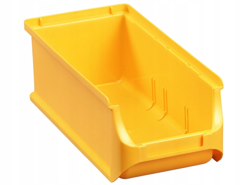 Pojemnik magazynowy, Kuweta warsztatowa, 21.5x10.2x7.5cm, Kolor Żółty