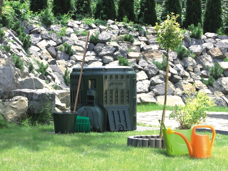 Kompostownik 900L + komposter 3kg BIOPON