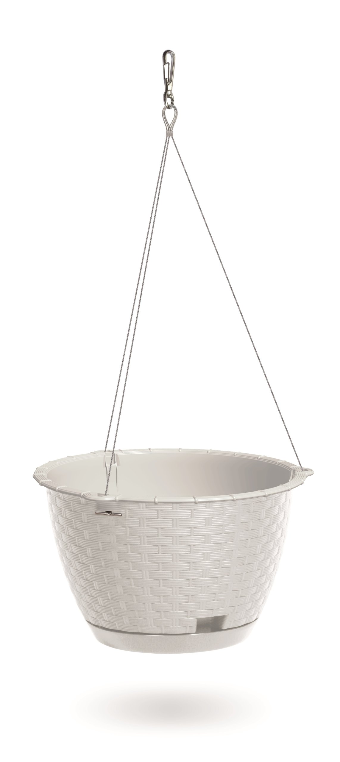 Jardinière Suspendue SPLOFY ROUND W 3L, Dimensions (mm) 230x230x145, Couleur Blanc | Leroy Merlin