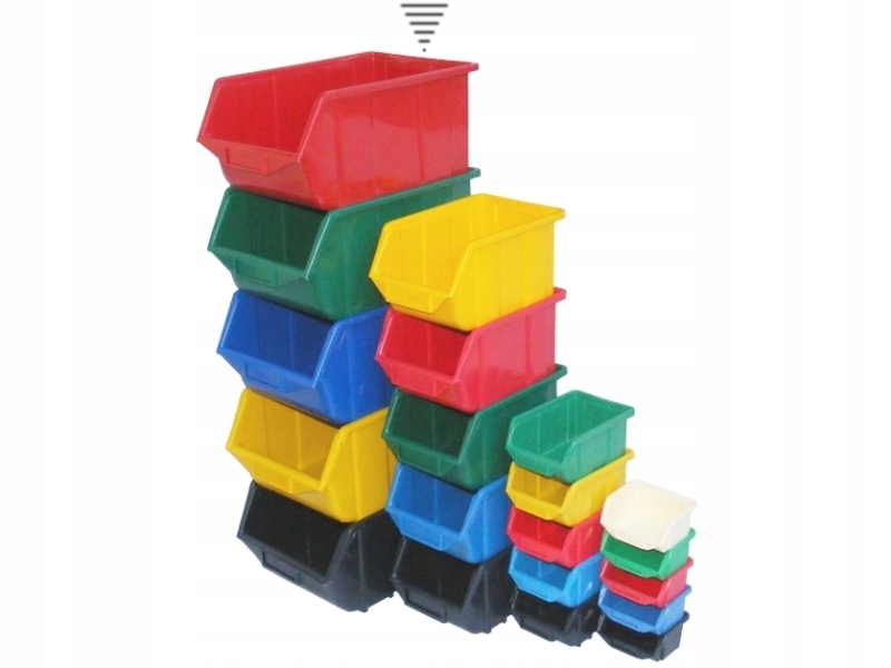 Pojemnik magazynowy - Ecobox duży | Zielony