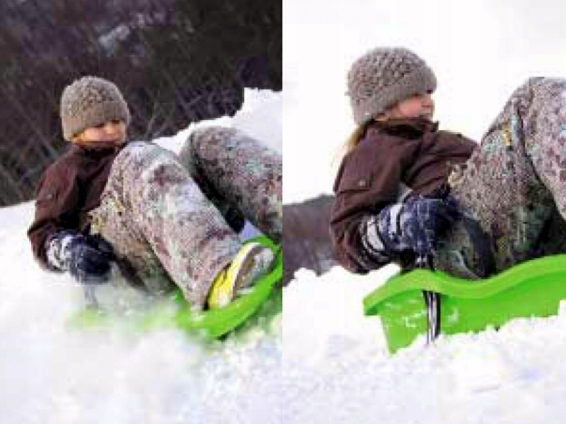 2x Sanki Bobslej z hamulcami + 2x Ślizg Jabłuszko
