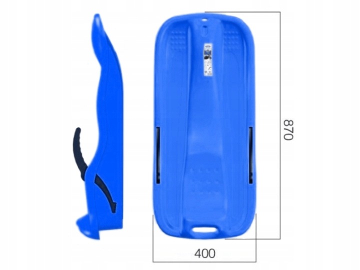 Sanki Ślizg Bobslej z hamulcami Szybki jeździk