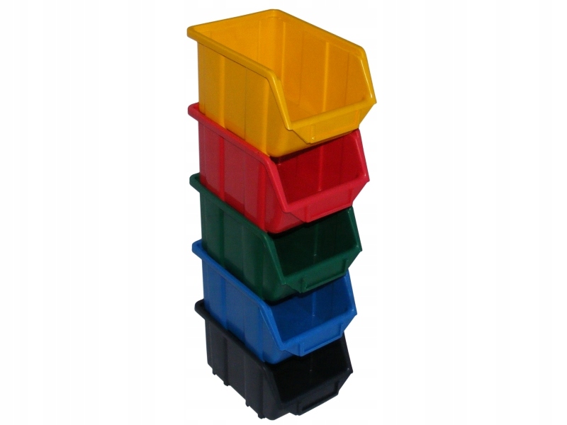 Pojemnik magazynowy - Ecobox średni | Czarny