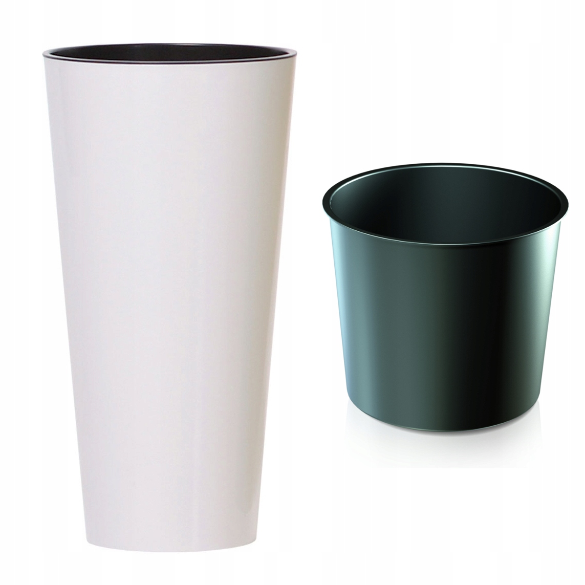 Donica okrągła DTUS300S + wkład i platforma jezdna