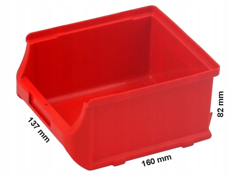 Pojemnik magazynowy - ProfiPlus 2B | Czerwony