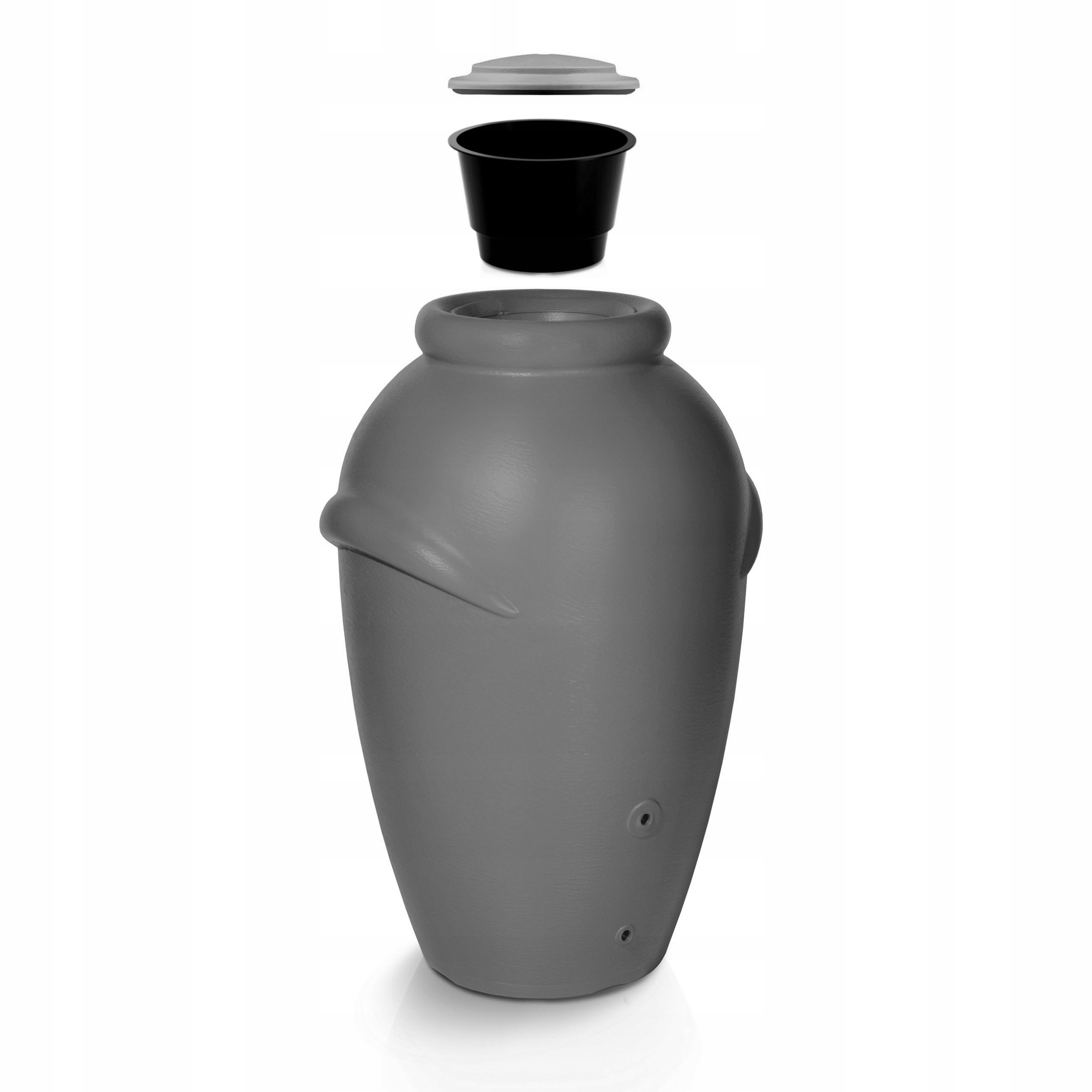 Zbiornik na wodę deszczową AQUACAN 360 l | Grafit, Pojemność: 360 l, Wymiary 72x80x120 cm, Kolor Grafit, Waterform, Prosperplast