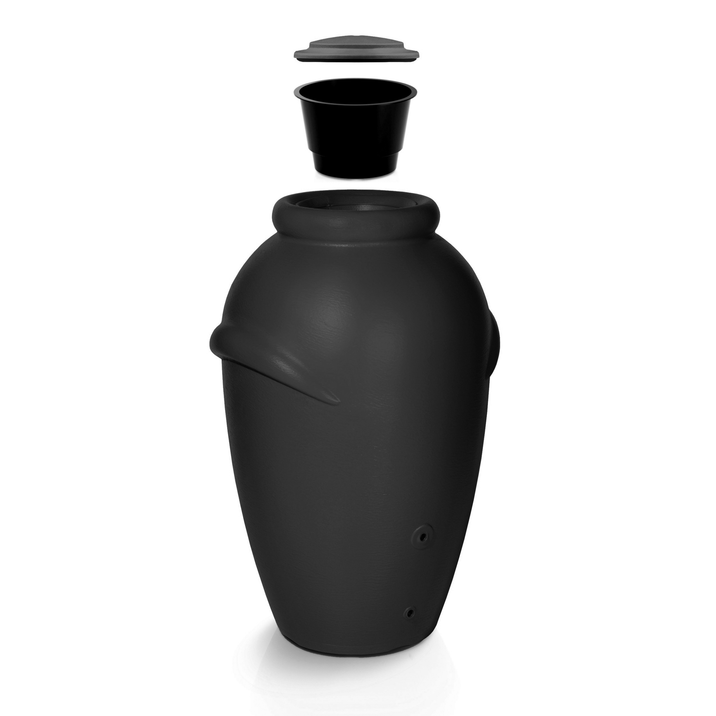 Zbiornik AQUACAN 360 l + łańcuch, podstawa | Antracyt, Pojemność: 360 l, Wymiary 72x80x120 cm, Kolor Antracyt, Waterform, Prosperplast