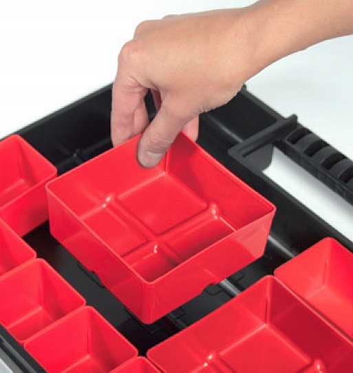Organizer narzędziowy, warsztatowy KNO35255B, Wymiary 24.9x34.4x5 cm, Prosperplast