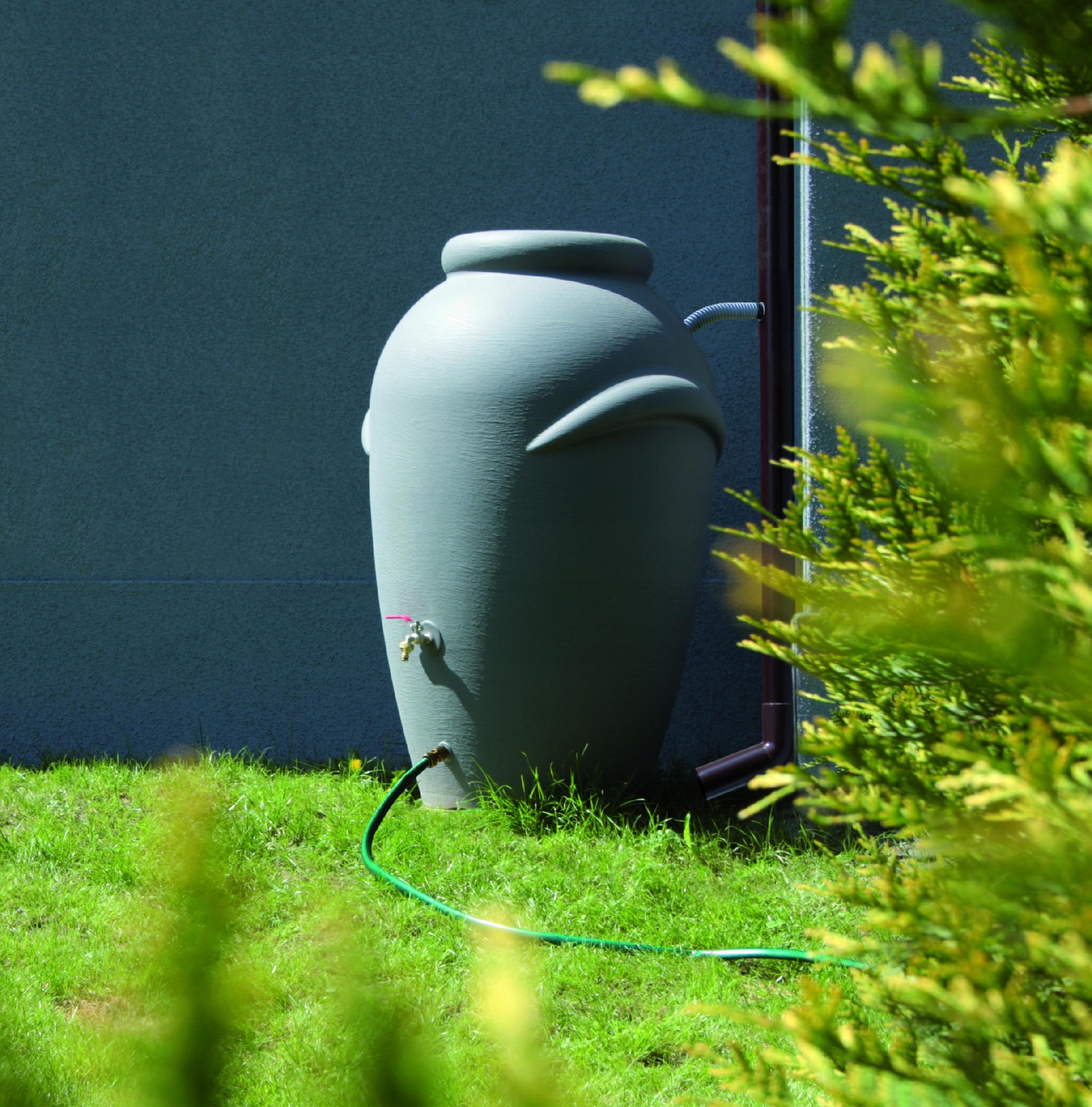 Zbiornik AQUACAN 360 l + łańcuch, podstawa | Terakota, Pojemność: 360 l, Wymiary 72x80x120 cm, Kolor Terakota, Waterform, Prosperplast