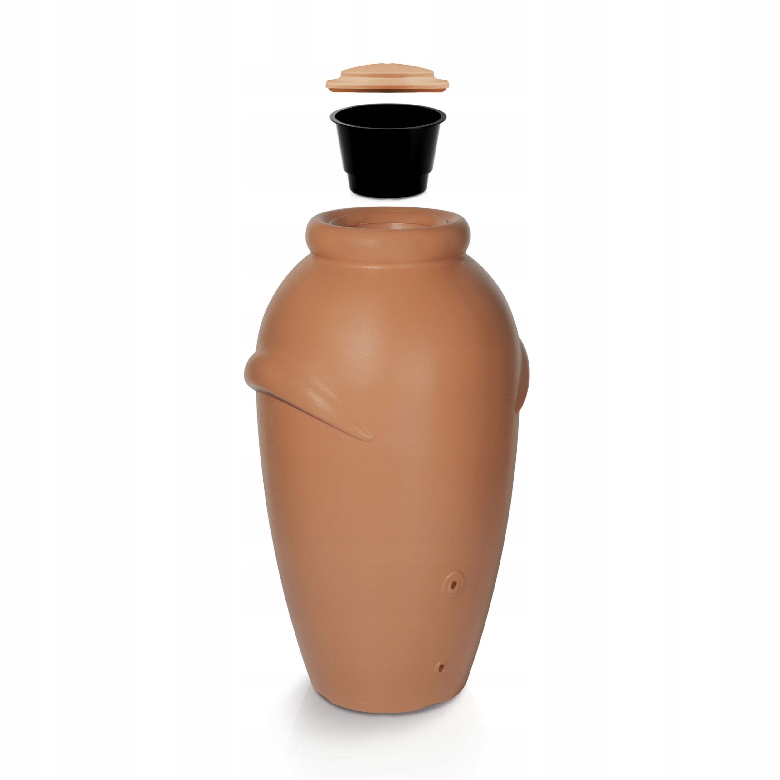 Zbiornik AQUACAN BABY 210 l + przyłącza | Terakota, Pojemność: 210 l, Wymiary 56x60x113 cm, Kolor Terakota, Waterform, Prosperplast