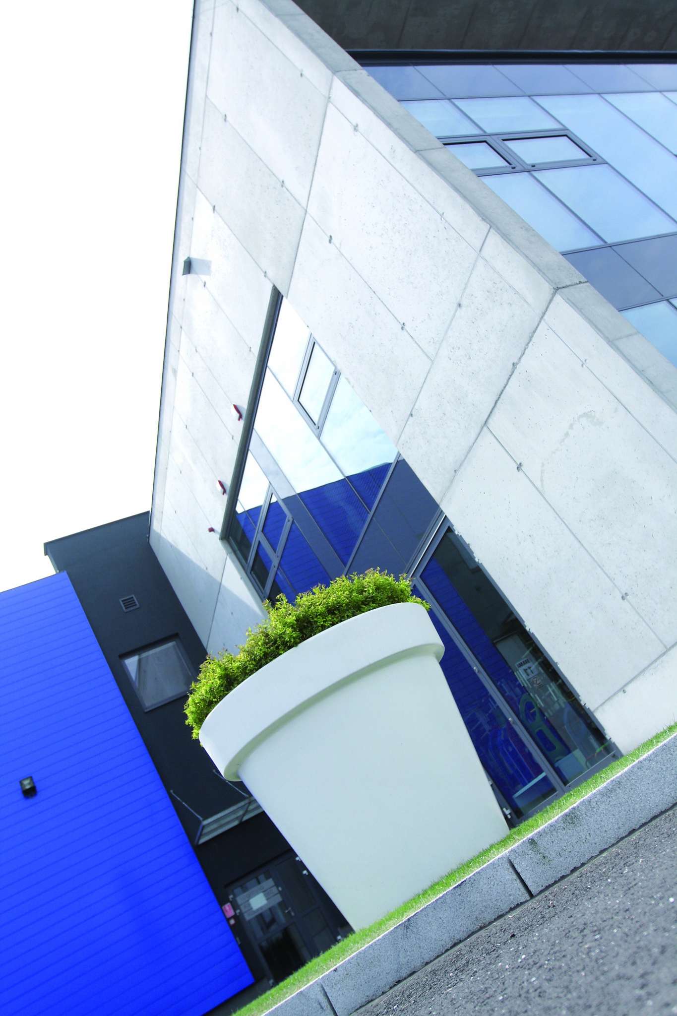 Doniczka okrągła Lofly DLOF160 z podstawką | Antracyt, Wymiary 15.80x14.4 cm, Prosperplast