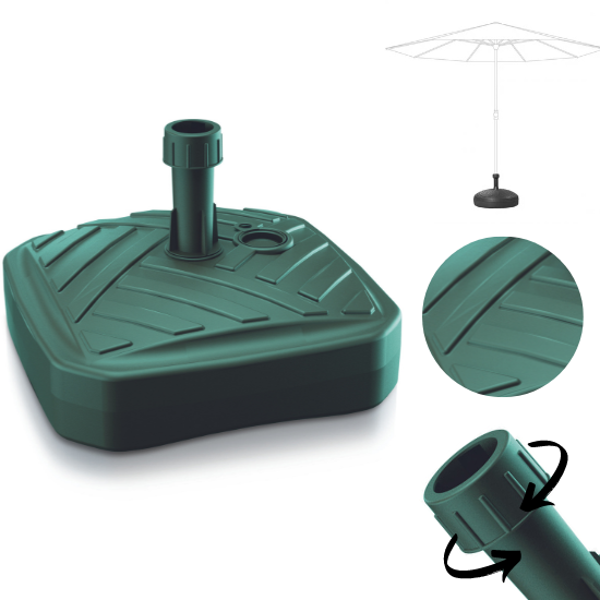 Podstawa pod parasol Umbrella Base MPKD | Zielony leśny