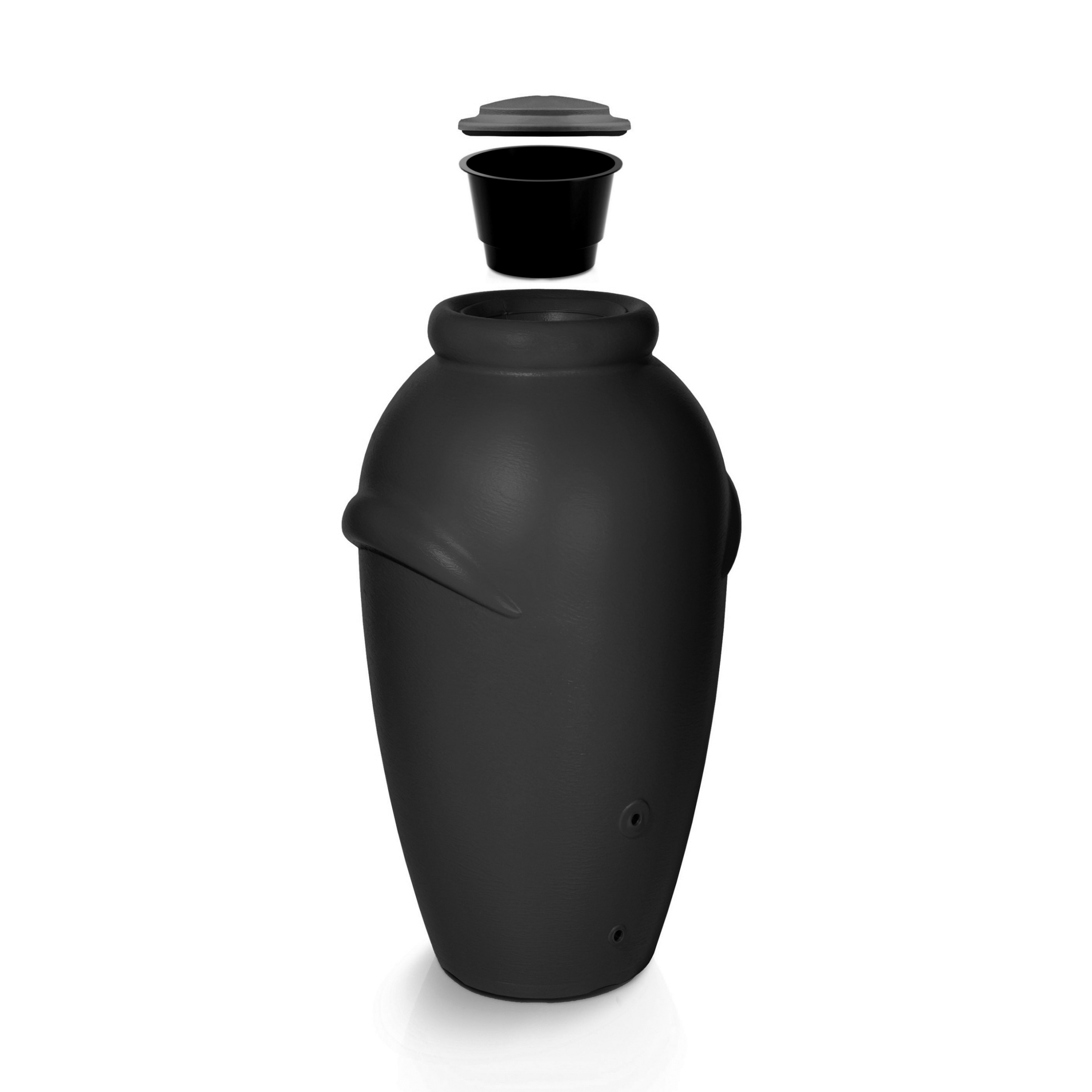 Zbiornik AQUACAN 210 l + łańcuch, podstawa | Antracyt, Pojemność: 210 l, Wymiary 56x60x113 cm, Kolor Antracyt, Waterform, Prosperplast