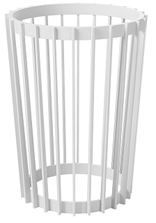 Kwietnik wysoki dwustronny Standy 40H | Biały