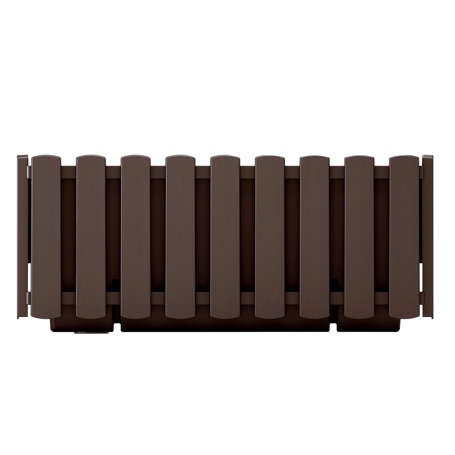 Skrzynka balkonowa Boardee Fencycase 400 | Brąz, Kształt Prostokątny, Wymiary 18x38x16.2 cm, Kolor Brąz, Prosperplast