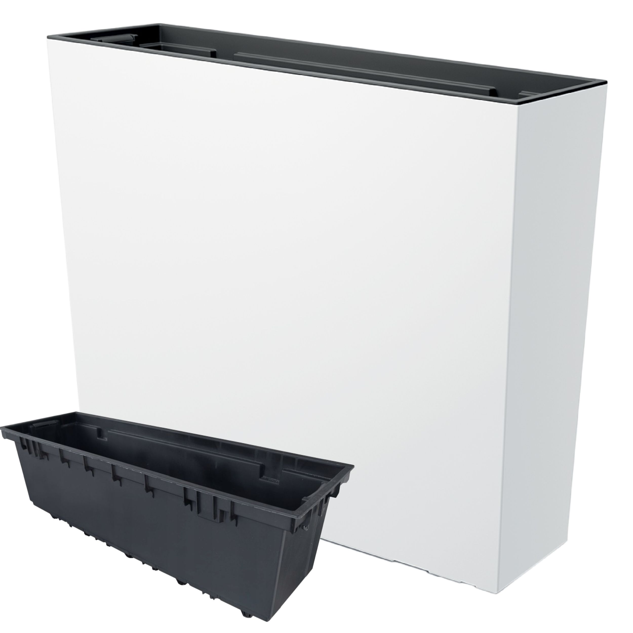 Doniczka wysoka Urbi Case T DUC600T z wkładem | Biały