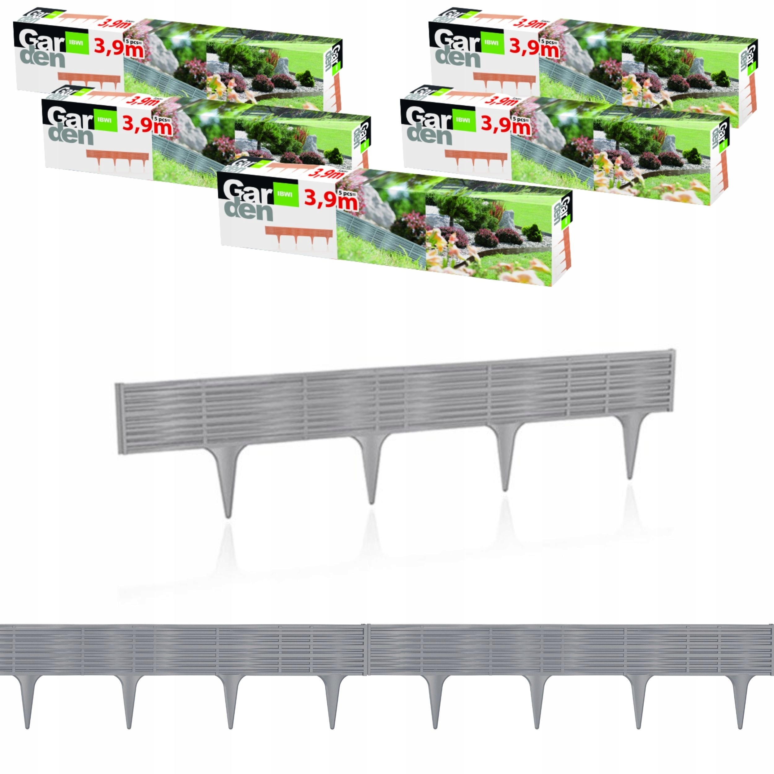 Płotek ogrodowy pleciona wiklina IBWI 19,5m