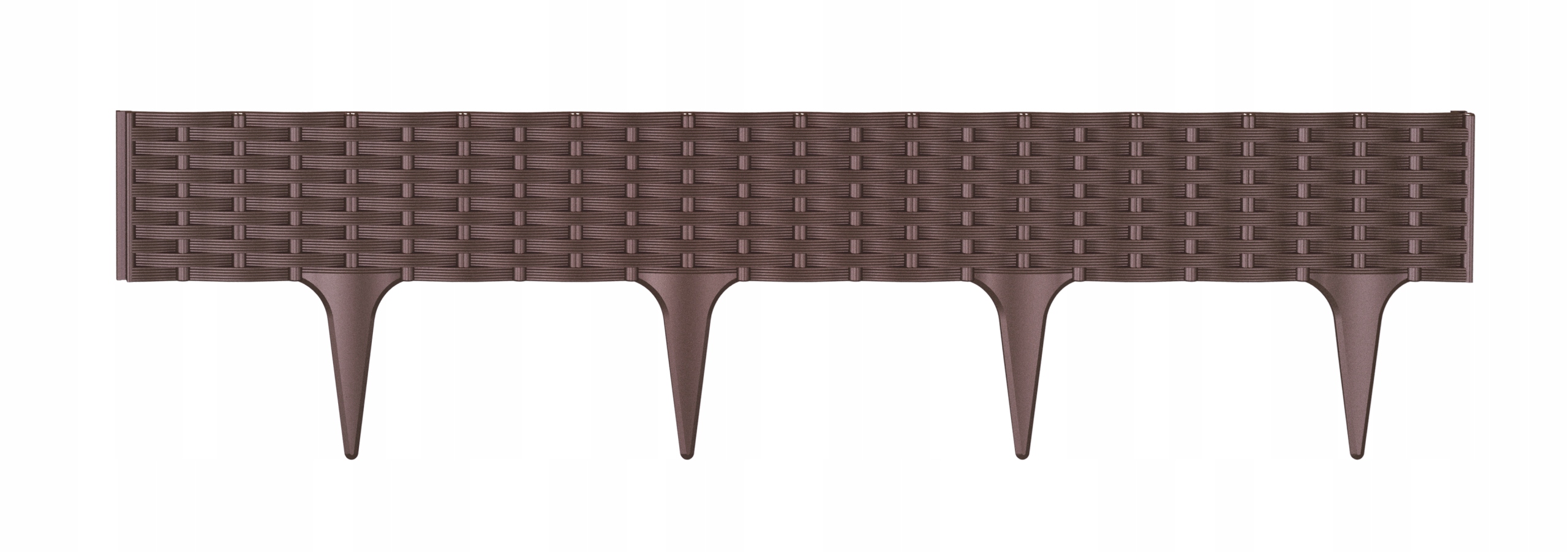 Płotek ogrodowy rattan IBRA Krawężnik 11,7m