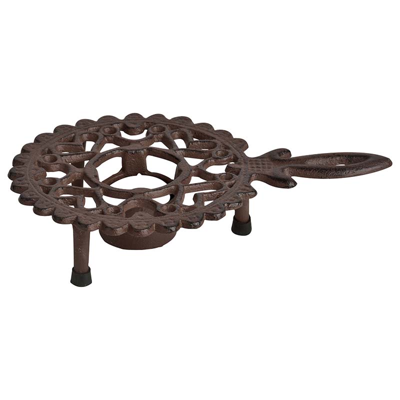 Podgrzewacz posiłków okrągły żeliwny z uchwytem