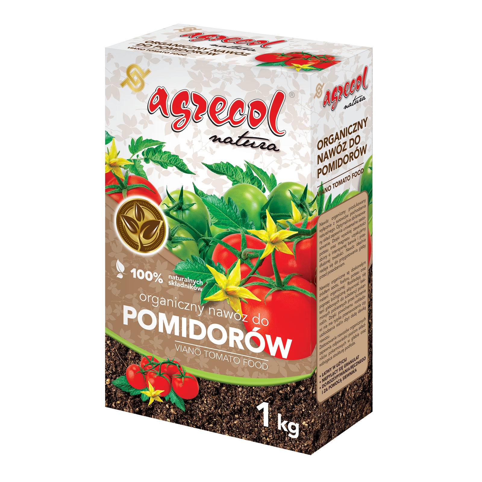 Organiczny nawóz do pomidorów, papryki 1kg