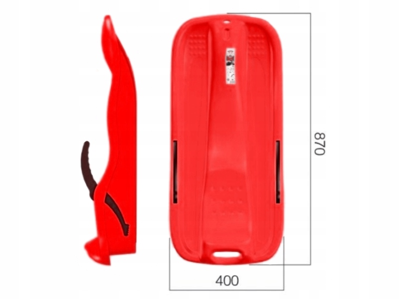 Sanki Bobslej z hamulcami + Ślizg Jabłuszko