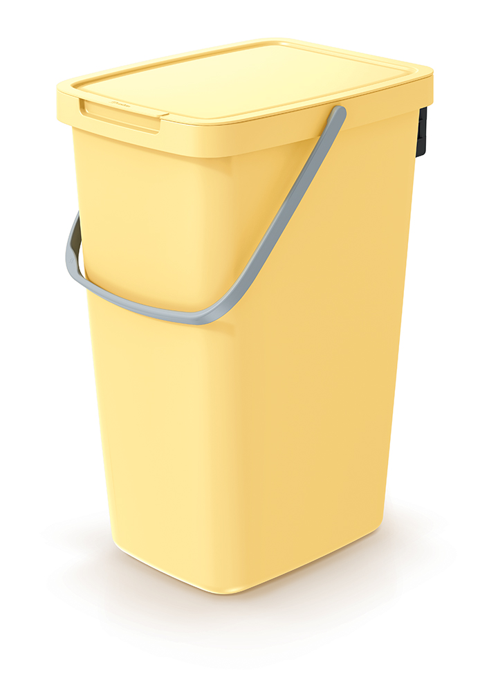 Kosz na śmieci 20L SYSTEMA Q COLLECT | Jasny żółty