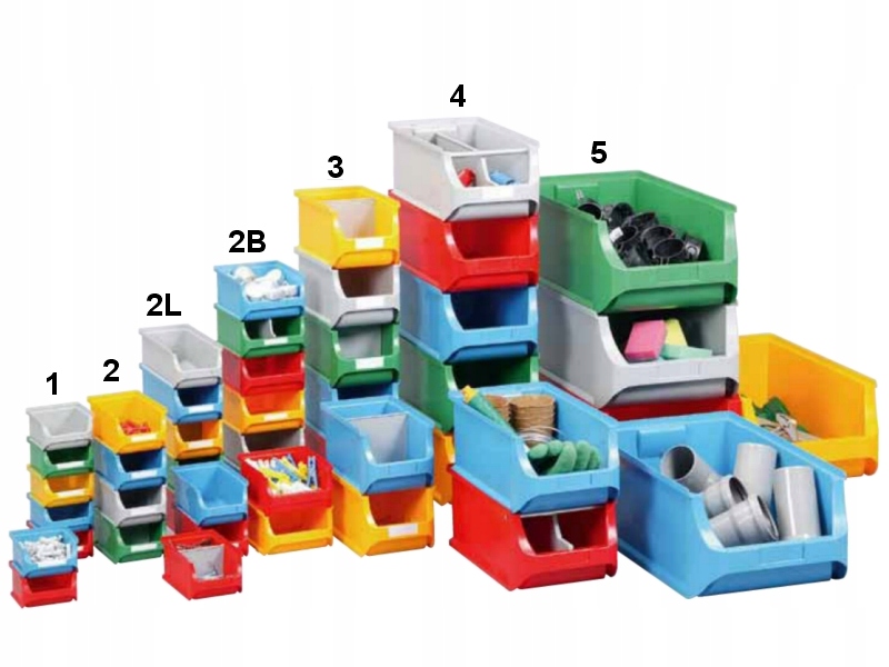 Pojemnik magazynowy, Kuweta warsztatowa, 16x13.7x8.2cm, Kolor Żółty