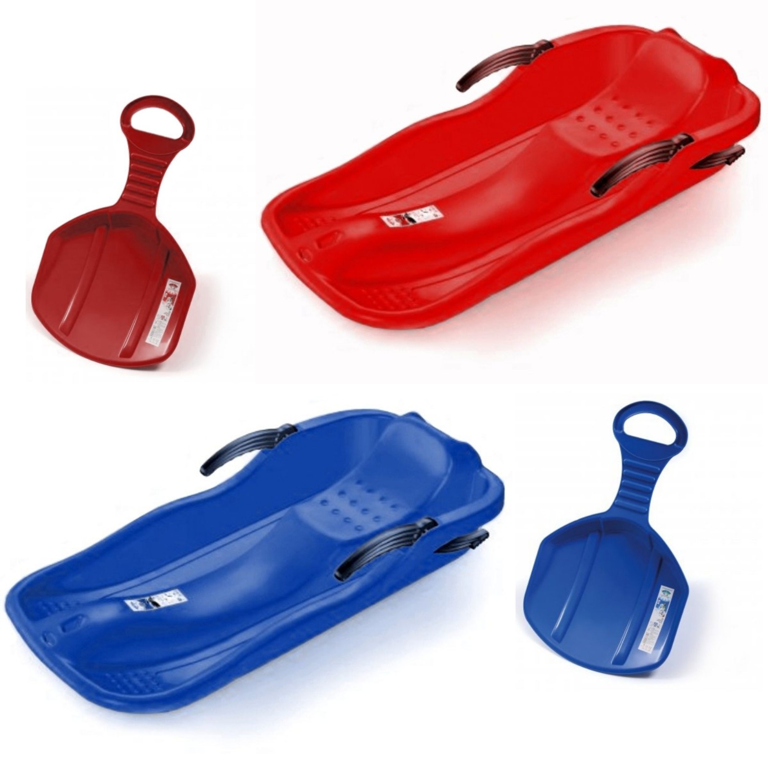 2x Sanki Bobslej z hamulcami + 2x Ślizg Jabłuszko